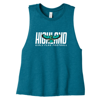 Ladies Bella + Canvas Racerback Crop Tank Thumbnail