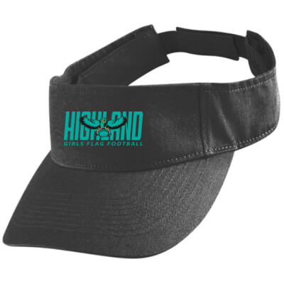 Augusta Twill Visor - Teal Logo Thumbnail