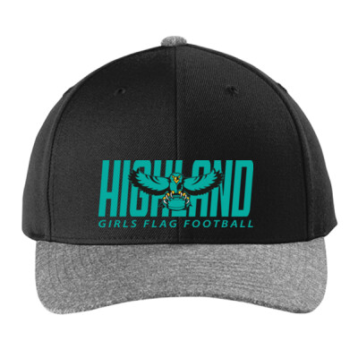 YP Classics Curved Bill Snapback Cap - Teal Logo Thumbnail
