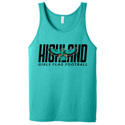 Adult Unisex Bella + Canvas Jersey Tank - Black Logo Thumbnail