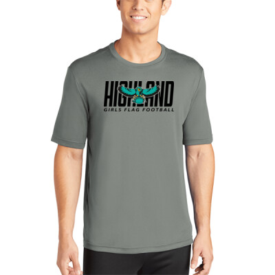 Adult Unisex DriFit Performance Tee - Black Logo Thumbnail