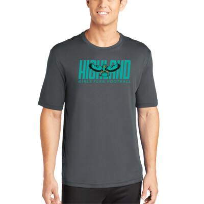 Adult Unisex DriFit Performance Tee - Teal Logo Thumbnail