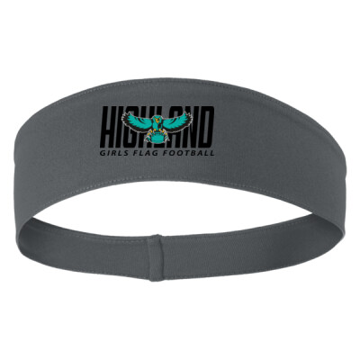 Ladies Drifit Headband - Black Logo Thumbnail