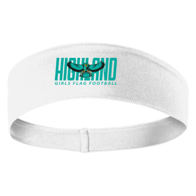 Ladies Drifit Headband - Teal Logo Thumbnail